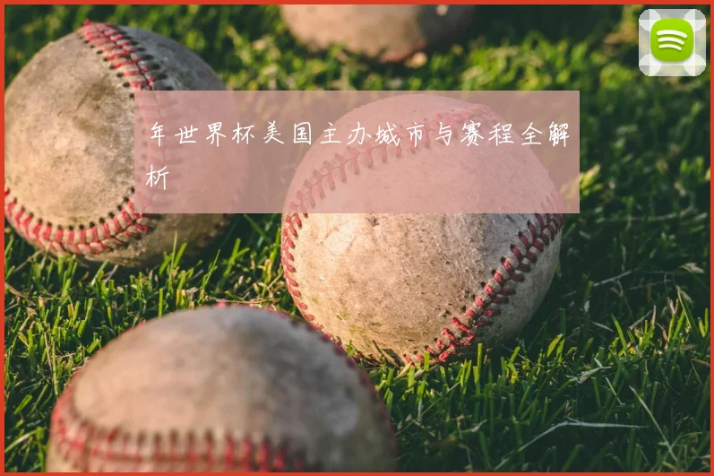 年世界杯美国主办城市与赛程全解析